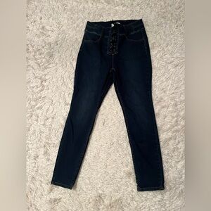 Women’s free people lace up front jeans, size 31